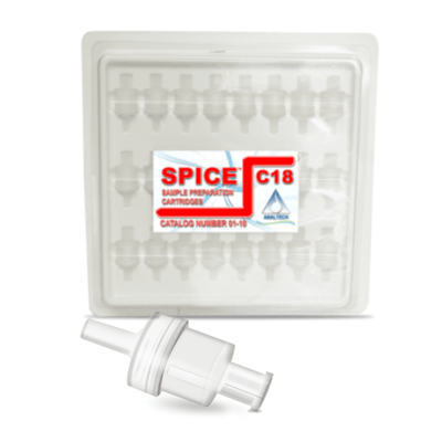 Analtech Brand UNIBOND C18 SPICE Sample Preparation Cartridges (pkg 50) - S01-10 - Click Image to Close